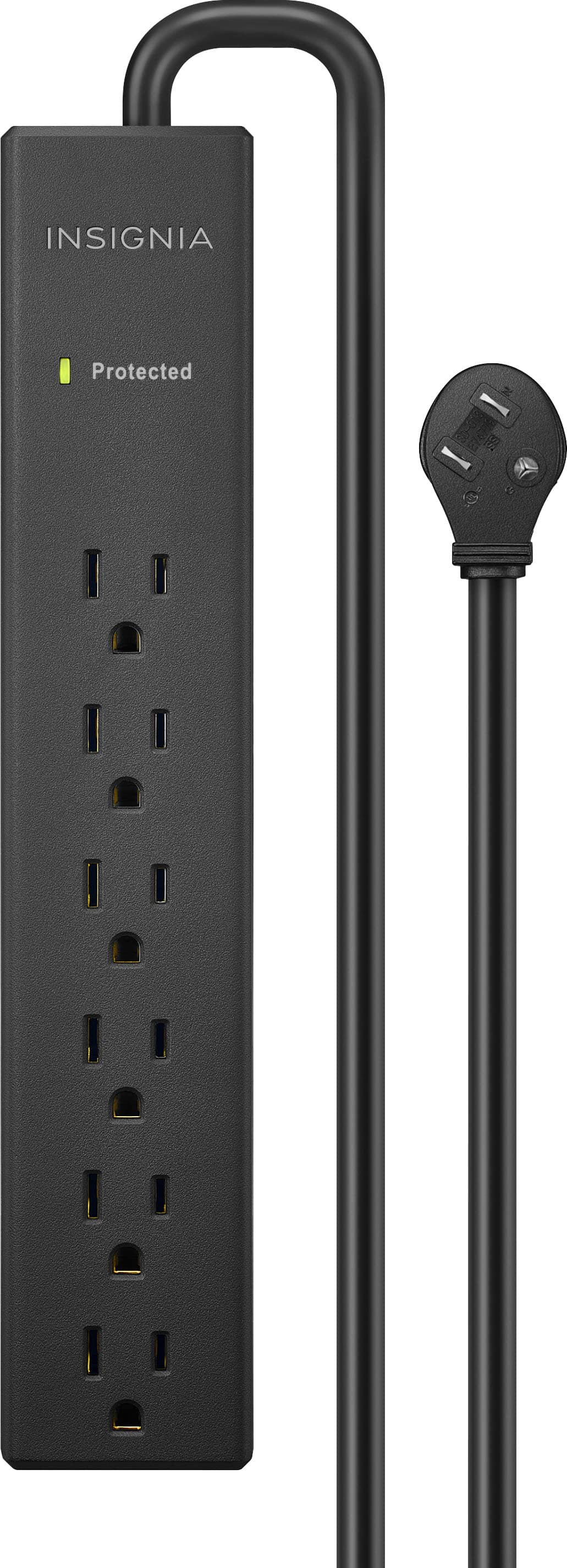 Insignia� - Surge Protector for Home/Office with 6 AC Outl
