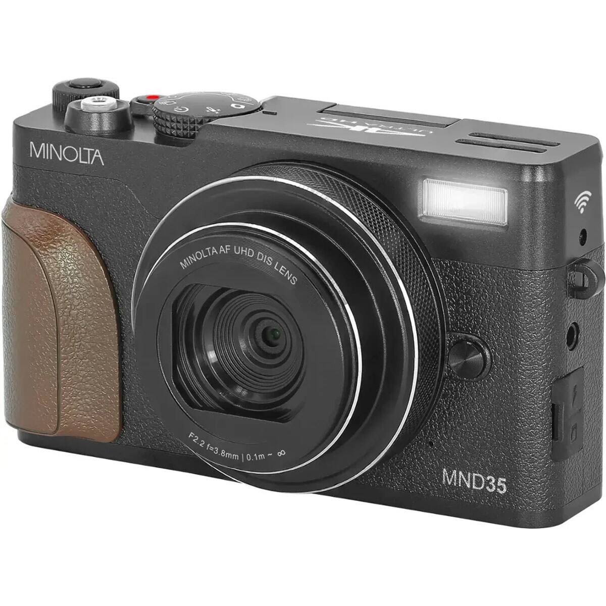 MINOLTA  
AF UHD MINOLTA AF UHD DIS LENS  
F2.2 1:3.8mm 0.1m - ∞  
MND35