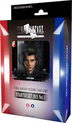 SQUARE ENIX
FINAL FANTASY TRADING CARD GAME
STARTER SET 2025 Vol. 1
English edition
5 Zack Forward SOLDIER
FINAL FANTASY TRADING CARD GAME