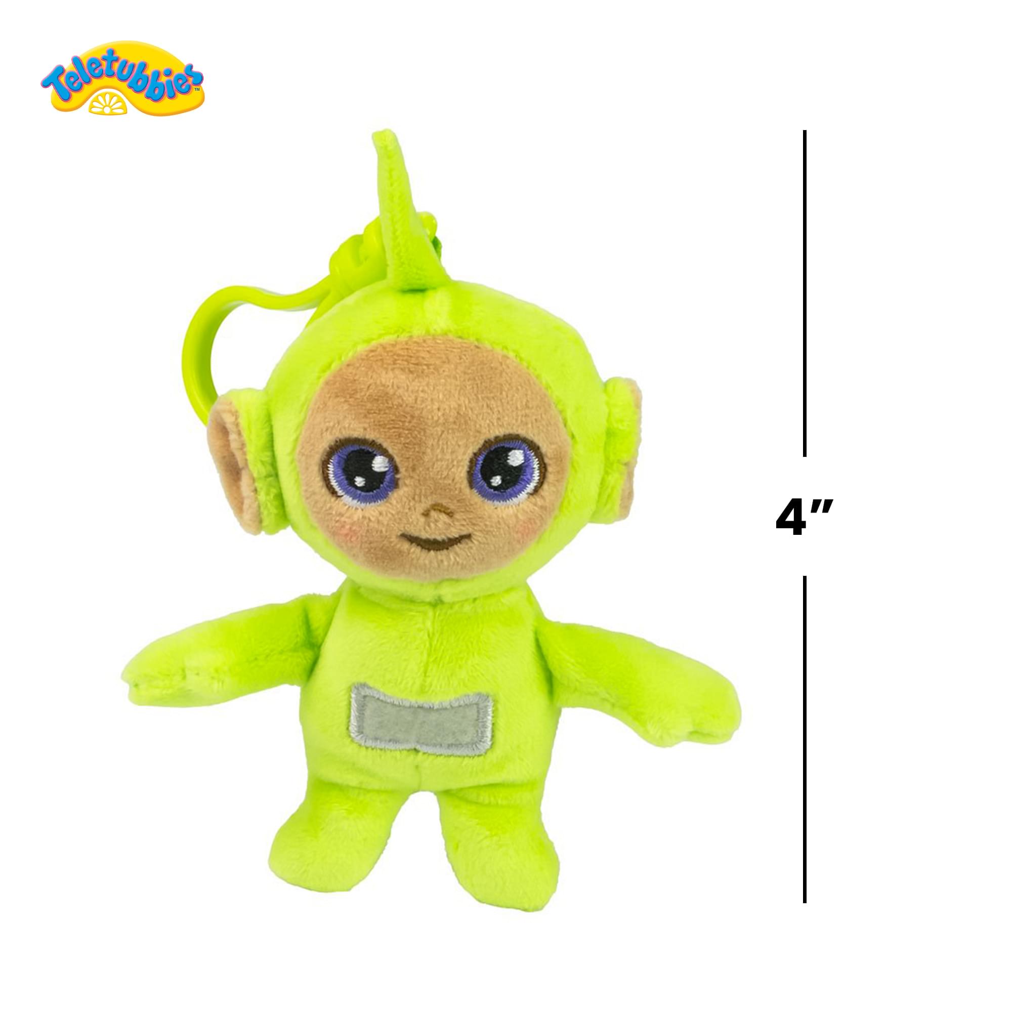 Alt View 1. The Loyal Subjects - Teletubbies 4-Inch Plush Backpack Clip | Dipsy - Green.