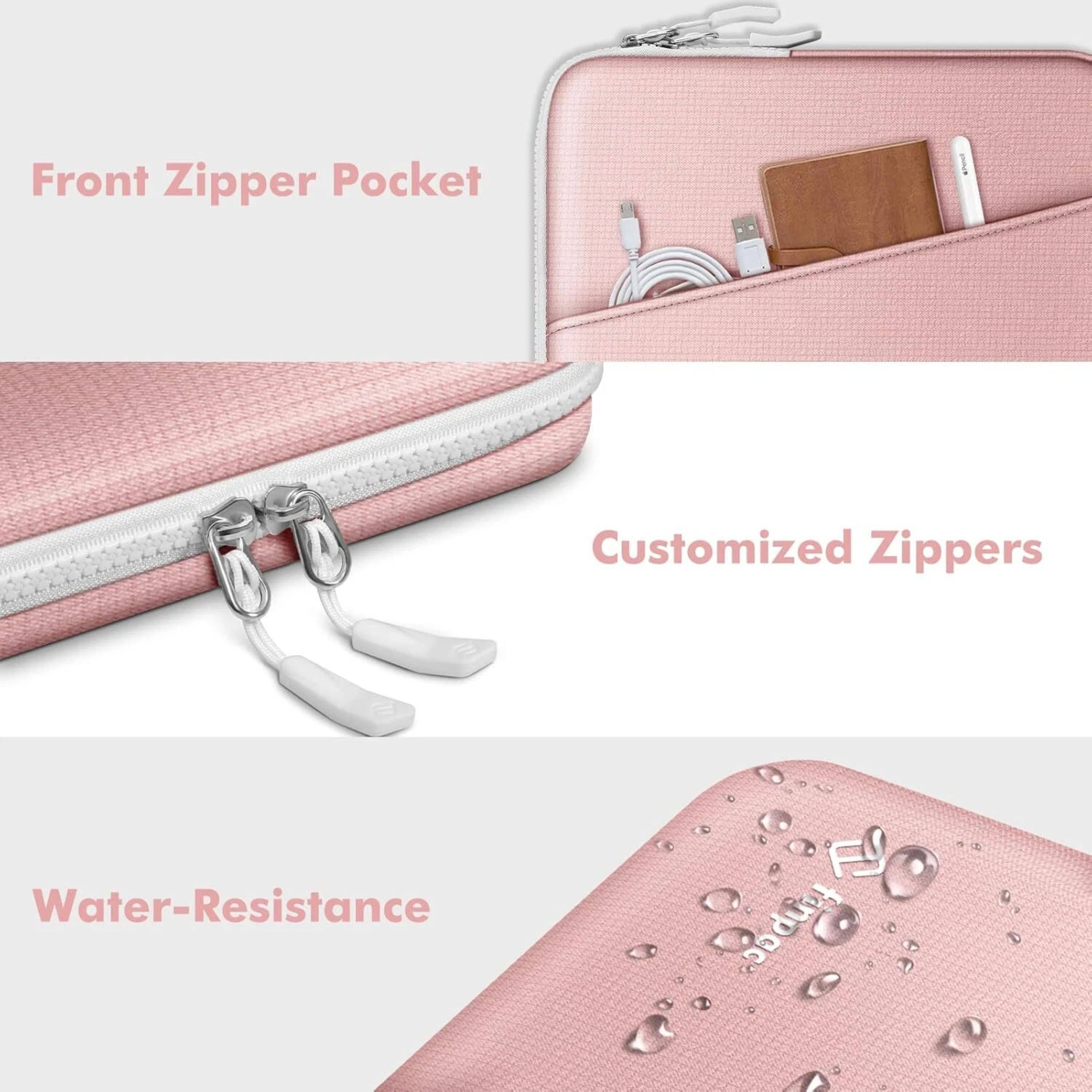 Front Zipper Pocket  
Customized Zippers  
Water-Resistance