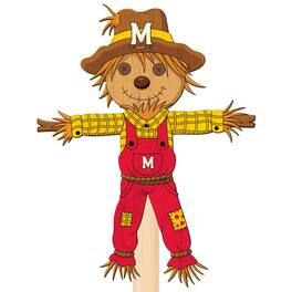 Fan Creations - Maryland Terrapins 12" Scarecrow Yard Stake - Multicolor