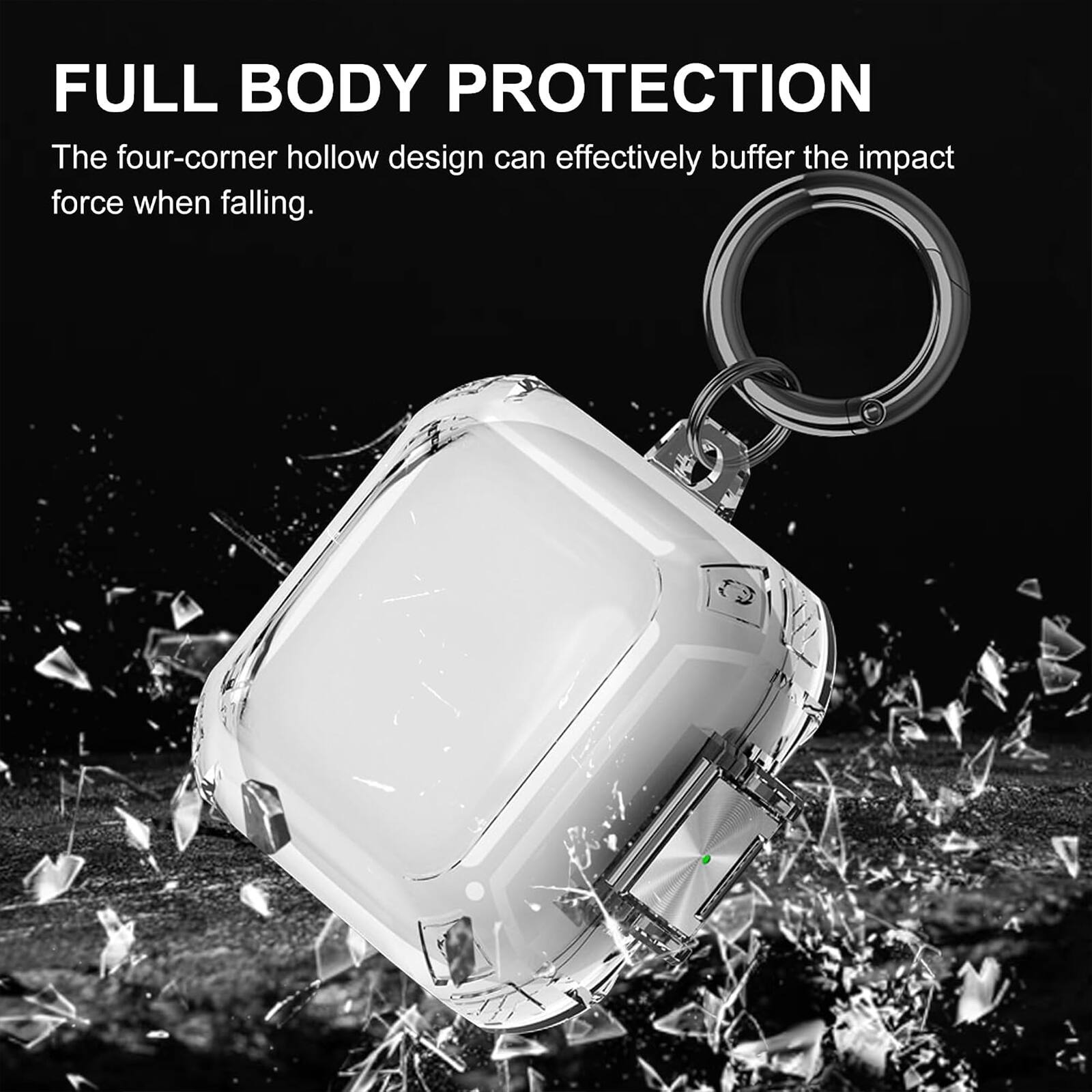 FULL BODY PROTECTION  
The four-corner hollow design can effectively buffer the impact force when falling.