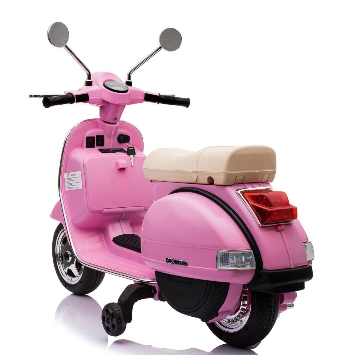 Back. Best Ride On Cars - Vespa scooter 12V Pink - Pink.