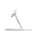 Alt View 12. Belkin - 3-in-1 Stand 15W Qi2 Wireless Charger, Fast Charging for iPhone 16, AirPods, Apple Watch, & More (36W Included) - White.