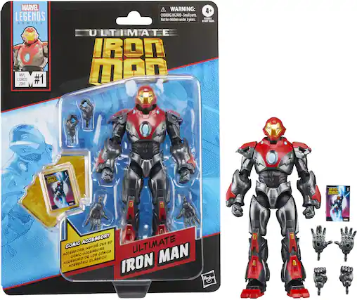 MARVEL LEGENDS SERIES MVL LGNDS 2005 #1 WARNING: 4+ CHOKING HAZARD-Small parts. Not for children under 3 years. S1583. ASSIL ULTIMATE IRON MAN FESALL AY m FAn AT I COMIC ACCESSORY DES BP ULTIMATE INSPIRE ACCESSOIRE COMIC-ACCESSOIRE LOS COMICS MAN PE CLSSICO ACCESORIO ACESSRIO IRON MAN