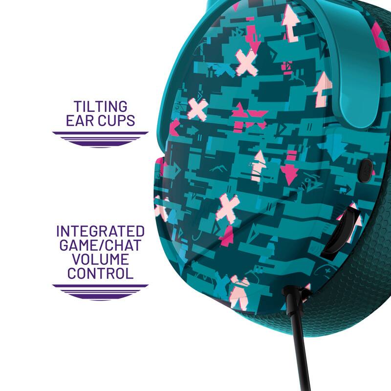 TILTING EAR CUPS

INTEGRATED GAME/CHAT VOLUME CONTROL