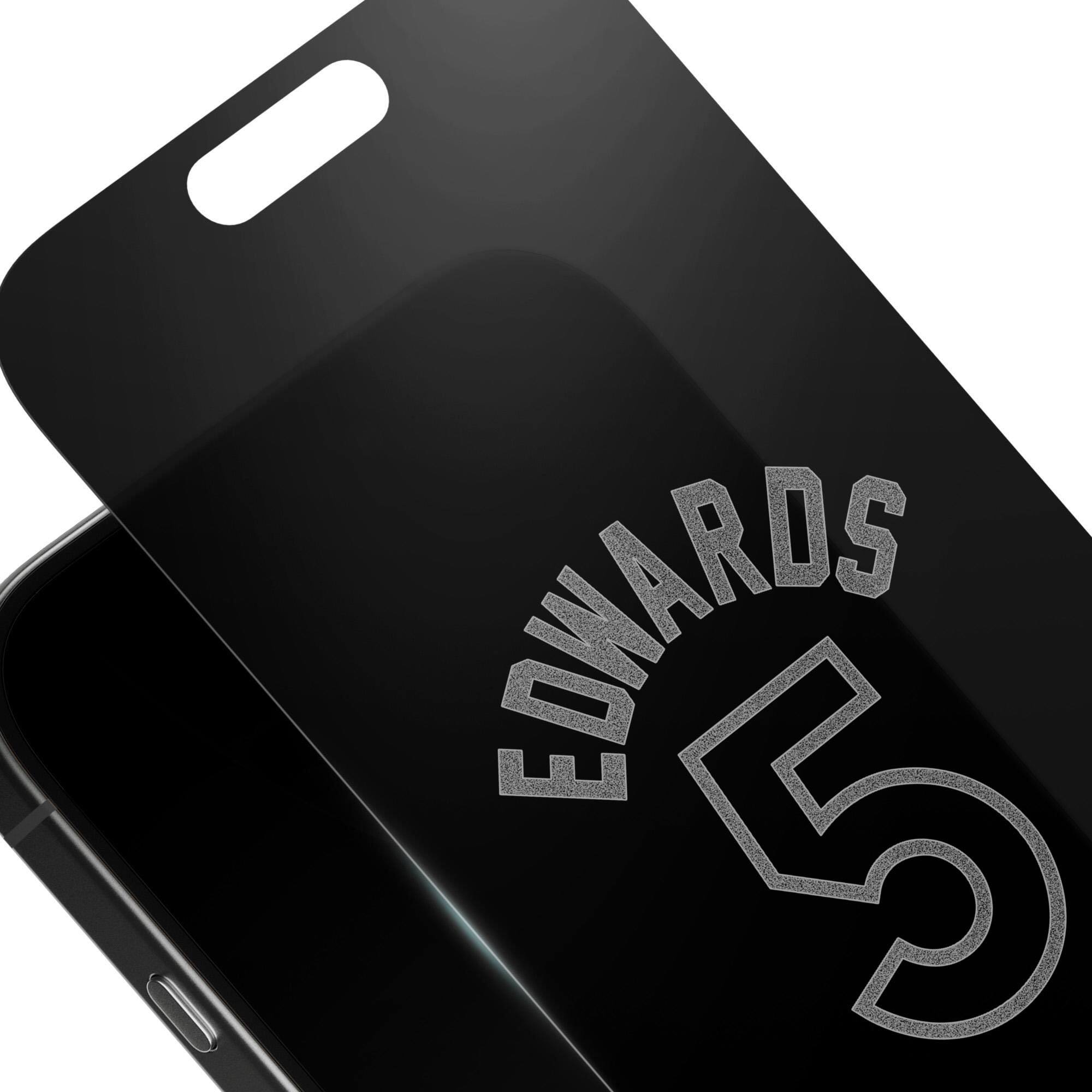 Alt View 2. Screen Skinz - Anthony Edwards Minnesota Timberwolves Privacy iPhone Screen Protector - 13/13 Pro/14 - Multicolor.