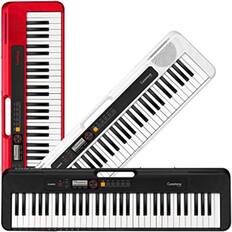 Front. Casio - Casio Casiotone CT-S200BK 61-Key Portable Keyboard (Black).