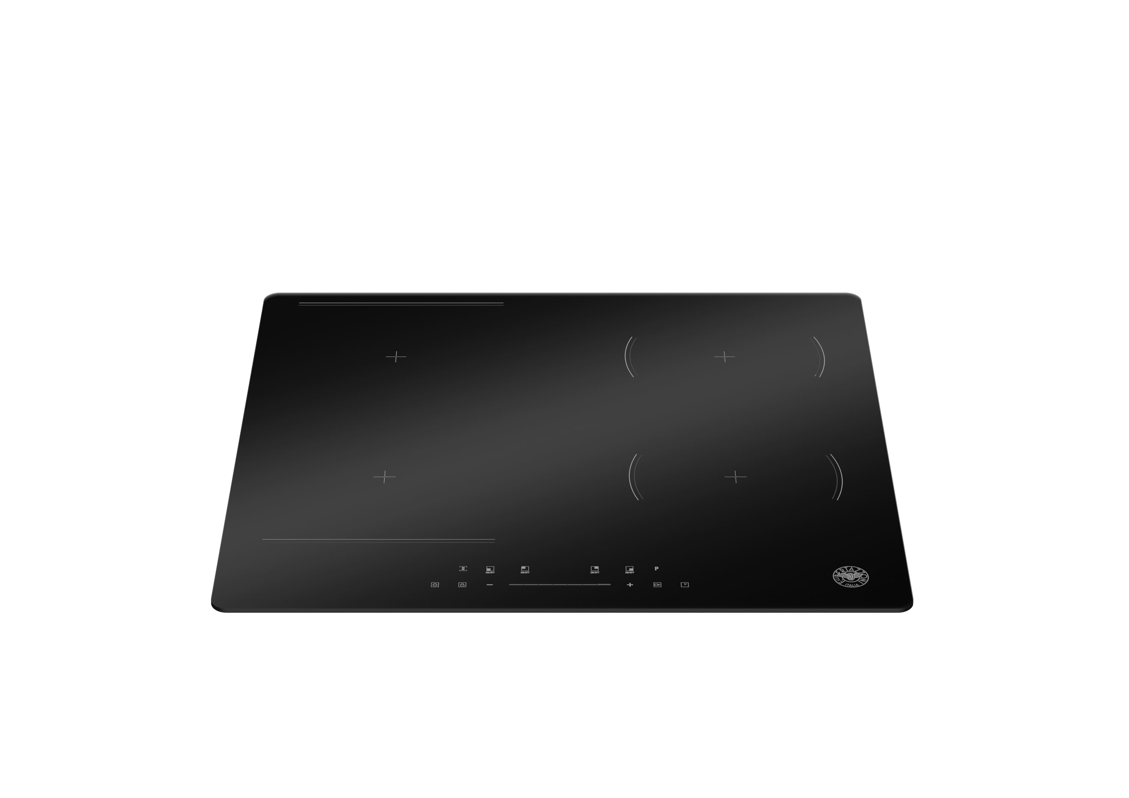 24" Bertazzoni Induction Cooktop with 4 Induction Heatt Zones - Front_Zoom