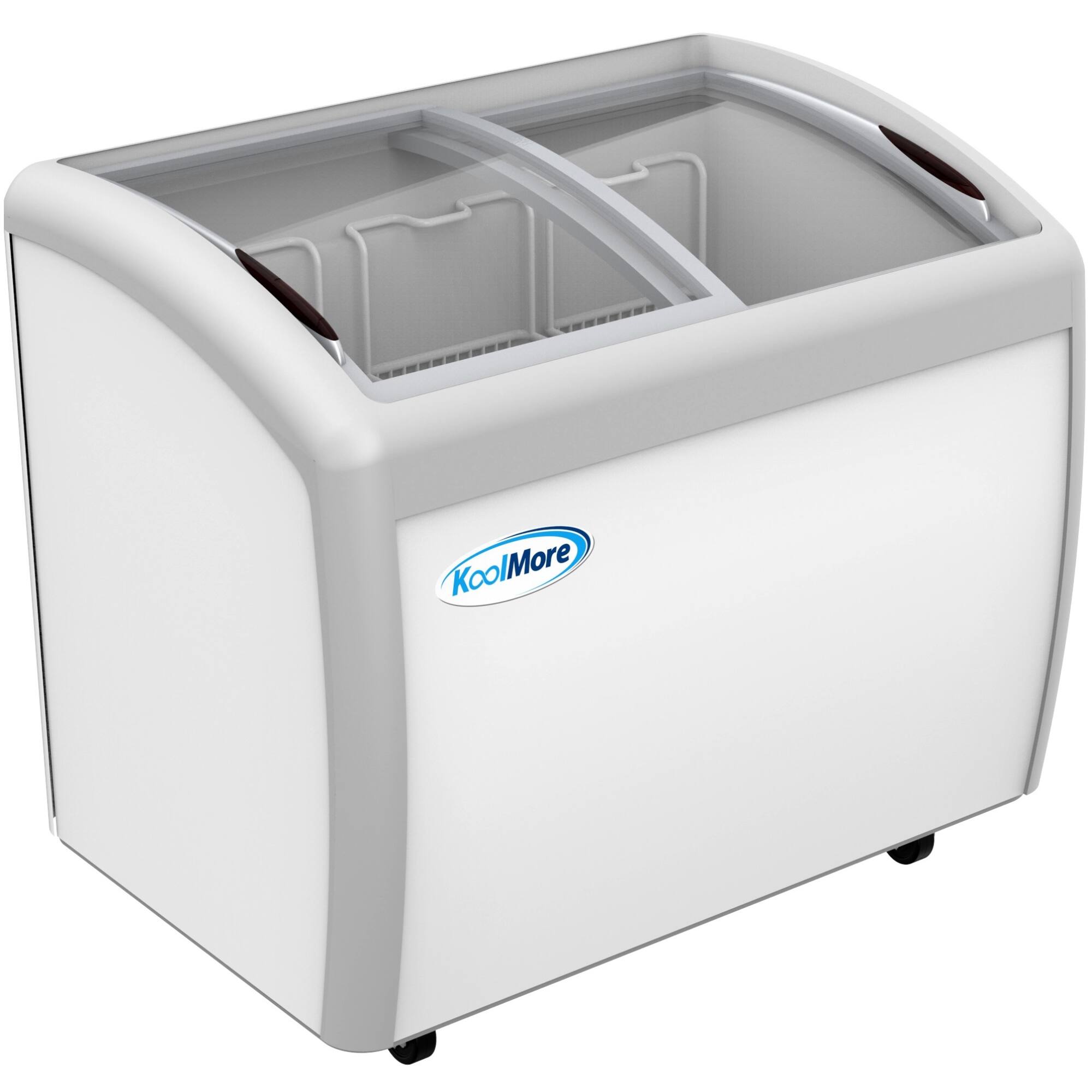 Alt View 4. Koolmore - 40 in. Display Ice Cream Freezer - 9 cu ft. MCF-9C - White.
