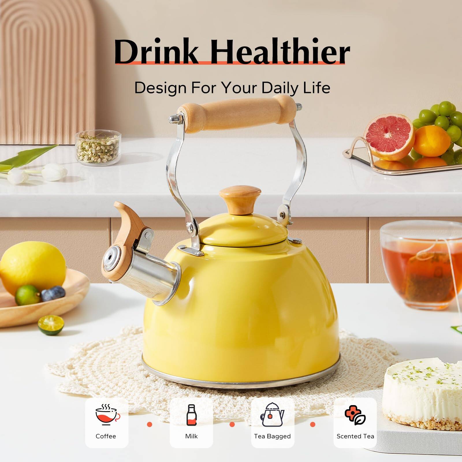 Drink Healthier  
Design For Your Daily Life  

Coffee  
Milk  
Tea Bagged  
Scented Tea