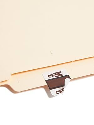 Alt View 1. Smead - Smead BCCR File Folder Label, MC, Brown, 500 Labels/Pack (67097) - Brown.