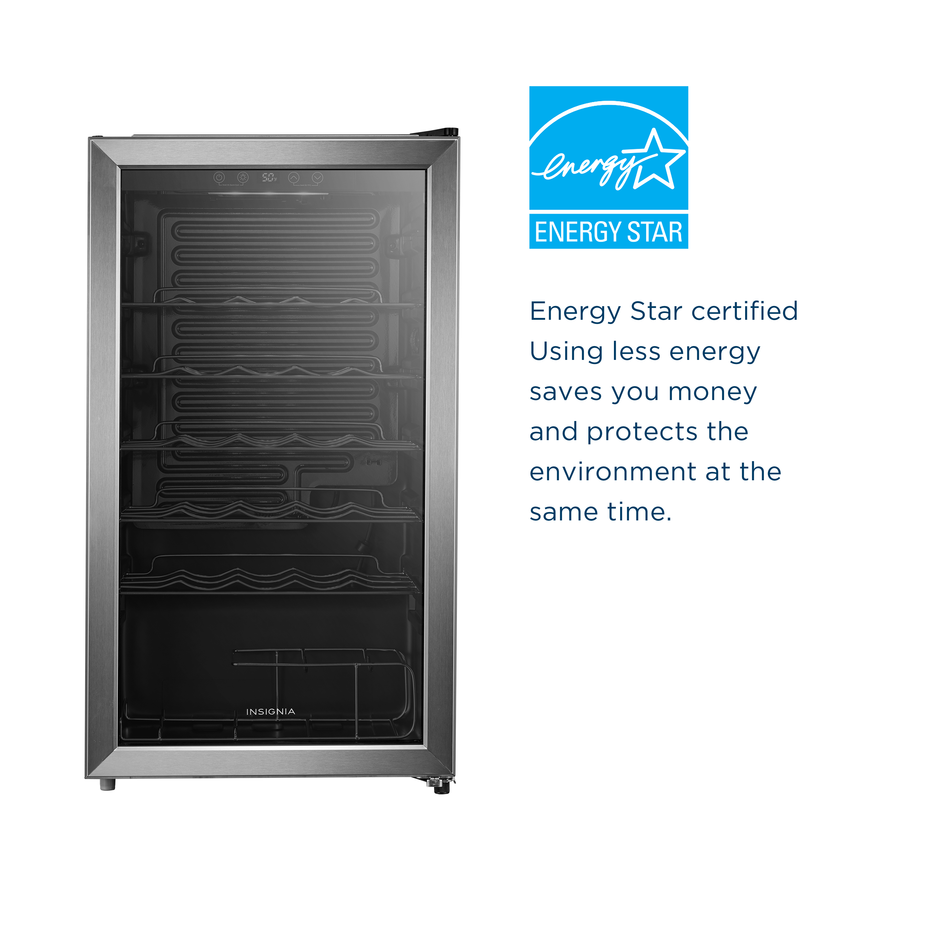 Energy Star certified  
Using less energy saves you money and protects the environment at the same time.