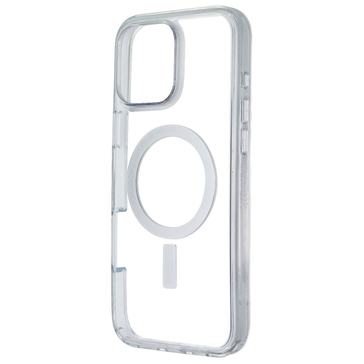 Front. OtterBox - Symmetry Series Case for MagSafe for iPhone 16 Pro Max - Clear - Clear.