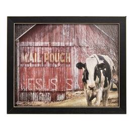 BreeBe - *Mail Pouch Barn Framed Print 10x8 - Multicolor