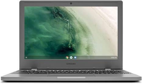 Angle. Samsung - Chromebook 4 Xe310xba 11.6" Intel Celeron N4000 1.1ghz 4GB - 32GB - Silver.