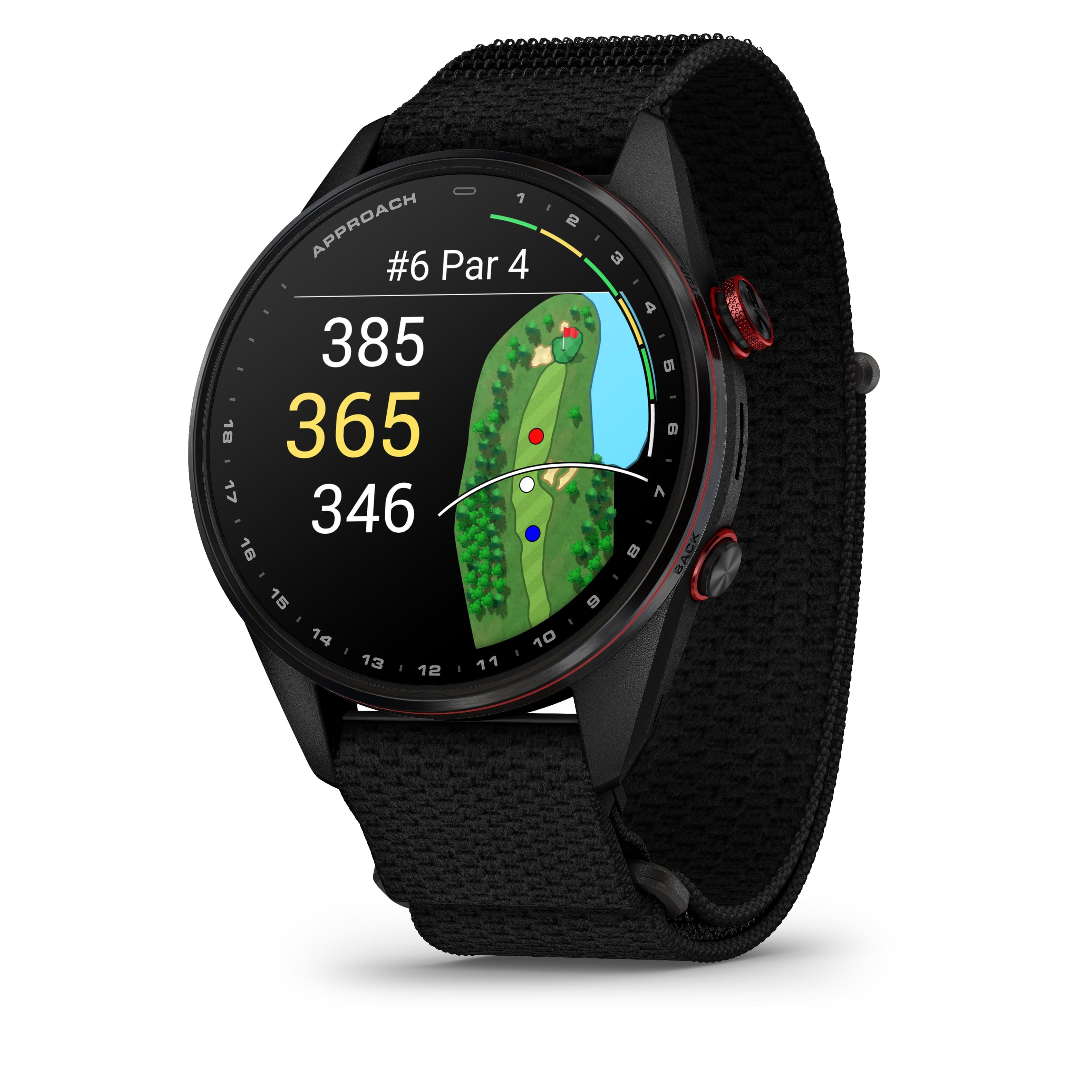 Approach S72 - 47 mm Golf GPS Smartwatch Fiber-reinforced polymer Front