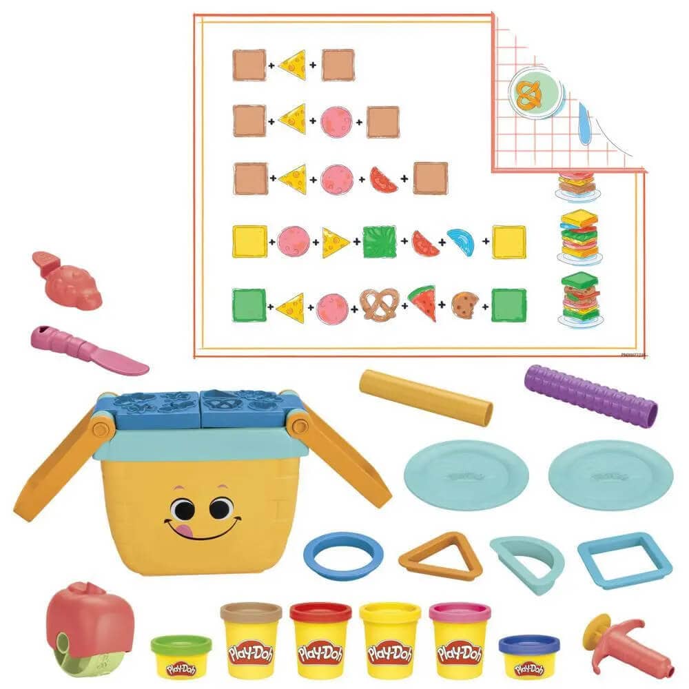 Hasbro - F6916 Play-Doh Picnic Shapes Starter Set - Black