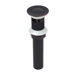 Akicon - Pop-Up Bathroom Sink Drain Stopper With Overflow in Oil Rubbed Bronze - Oil-Rubbed Bronze