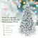 Pre-Lit Snow Flocked Artificial Christmas Tree: Ultra-stable Structure, Wintry Feel, Shining Lighting, Full Appearance, Easy Set-up.