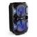 Angle. QFX - 2 x 10" Trolley and Wheels BT Speaker Rechargeable - Black.