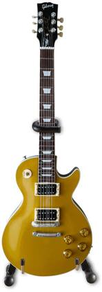 Guns N' Roses - Axe Heaven Slash Gibson Les Paul Standard Victoria Goldtop Mini Guitar GG-136 - Collectibles - Multicolor