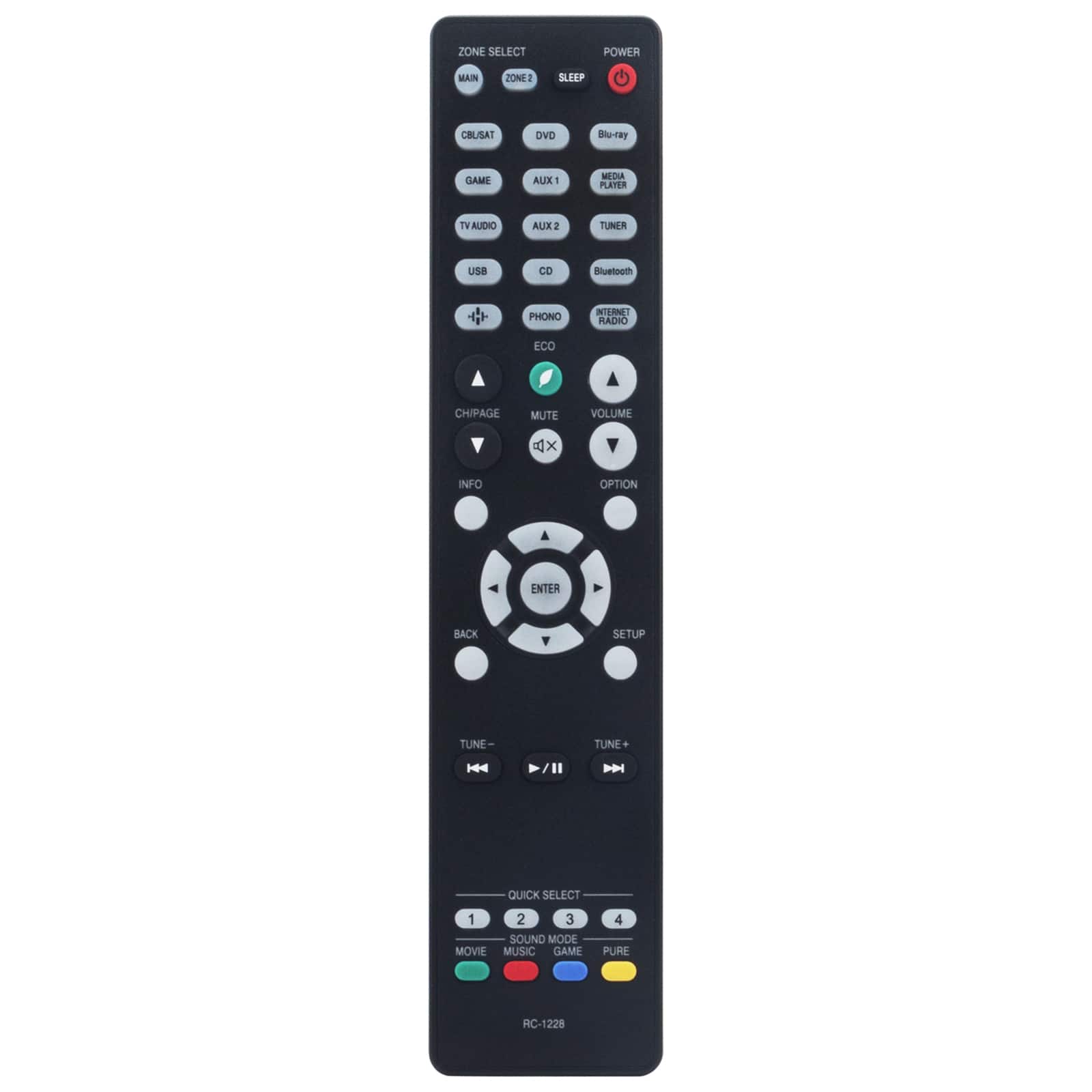 ALLIMITY - Replacement Remote Control RC-1228 Sub RC-1227 RC-1217 RC-1218 RC-1192, Fit for Denon Receiver AVR-X3600H AVR-X2600H - Black price history on PriceWatchPro