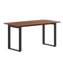 Flash Furniture - Redmond Commercial 60x30 Conference Table with 1" Thick Double Sided Laminate Table Top with PVC Edging and Heavy Duty U - Brown