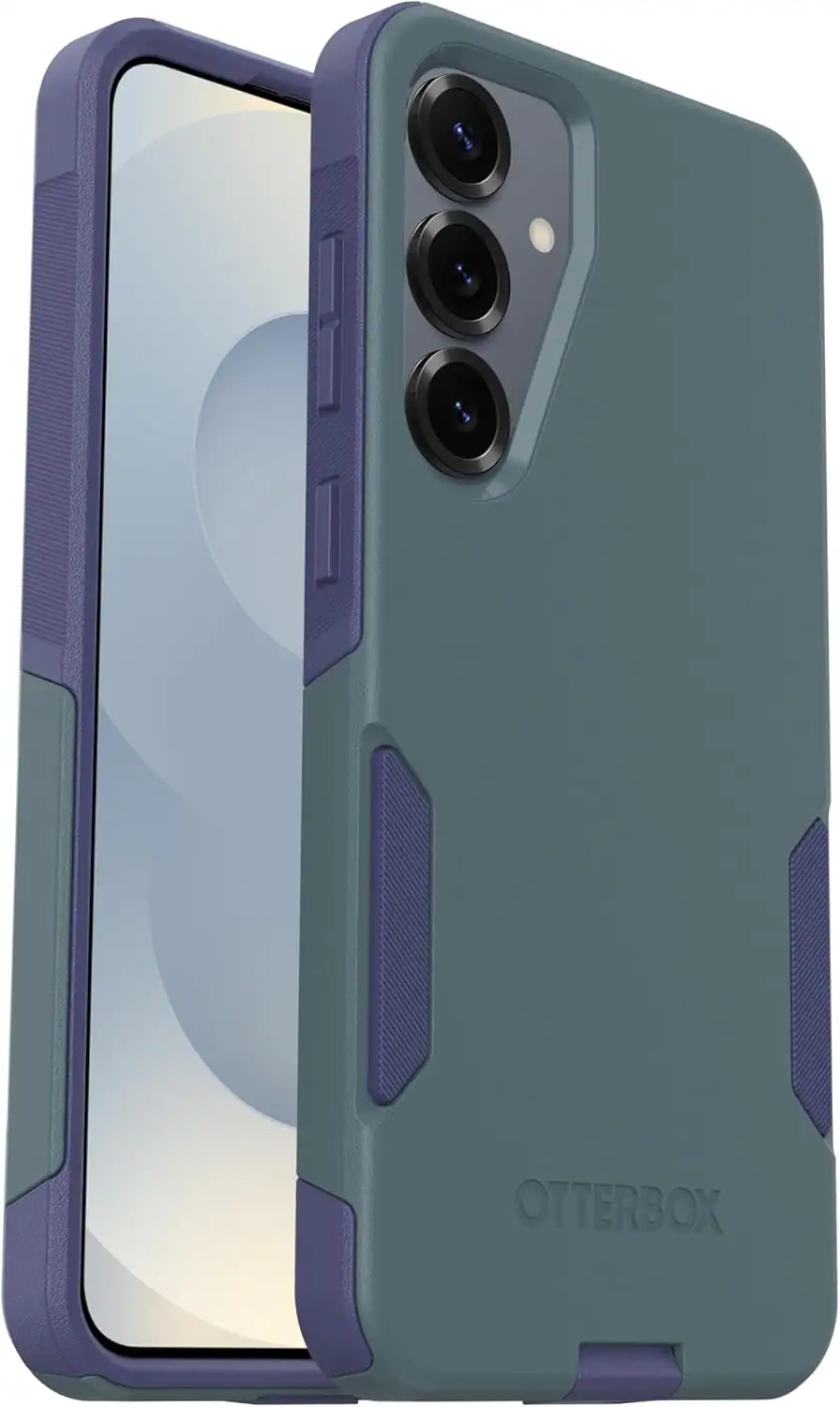 Dusty Storm Color OtterBox Commuter Series Hard Shell for Galaxy S25+ Harbor Storm (Green ...