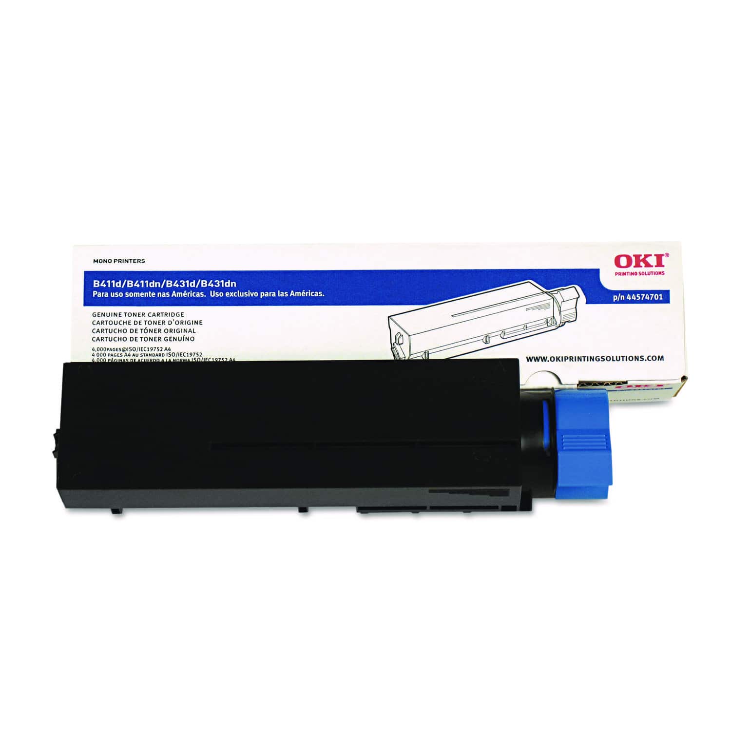 Okidata - 44574701 Toner, 4,000 Page-Yield, Black price history on PriceWatchPro