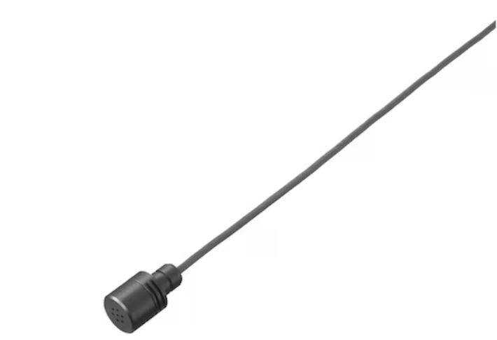 Alt View 2. Sony - Sony ECM-X7BMP Electret Condenser Lavalier Microphone - Lapel Mic w/ 1/8" Mini Jack | More - Black.