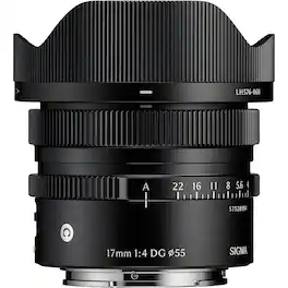 Sigma - 17mm f/4 DG Contemporary Lens for Sony E, Black