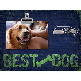 Fan Creations - Seattle Seahawks 10.5" x 8" Best Dog Clip Photo Frame - Multicolor