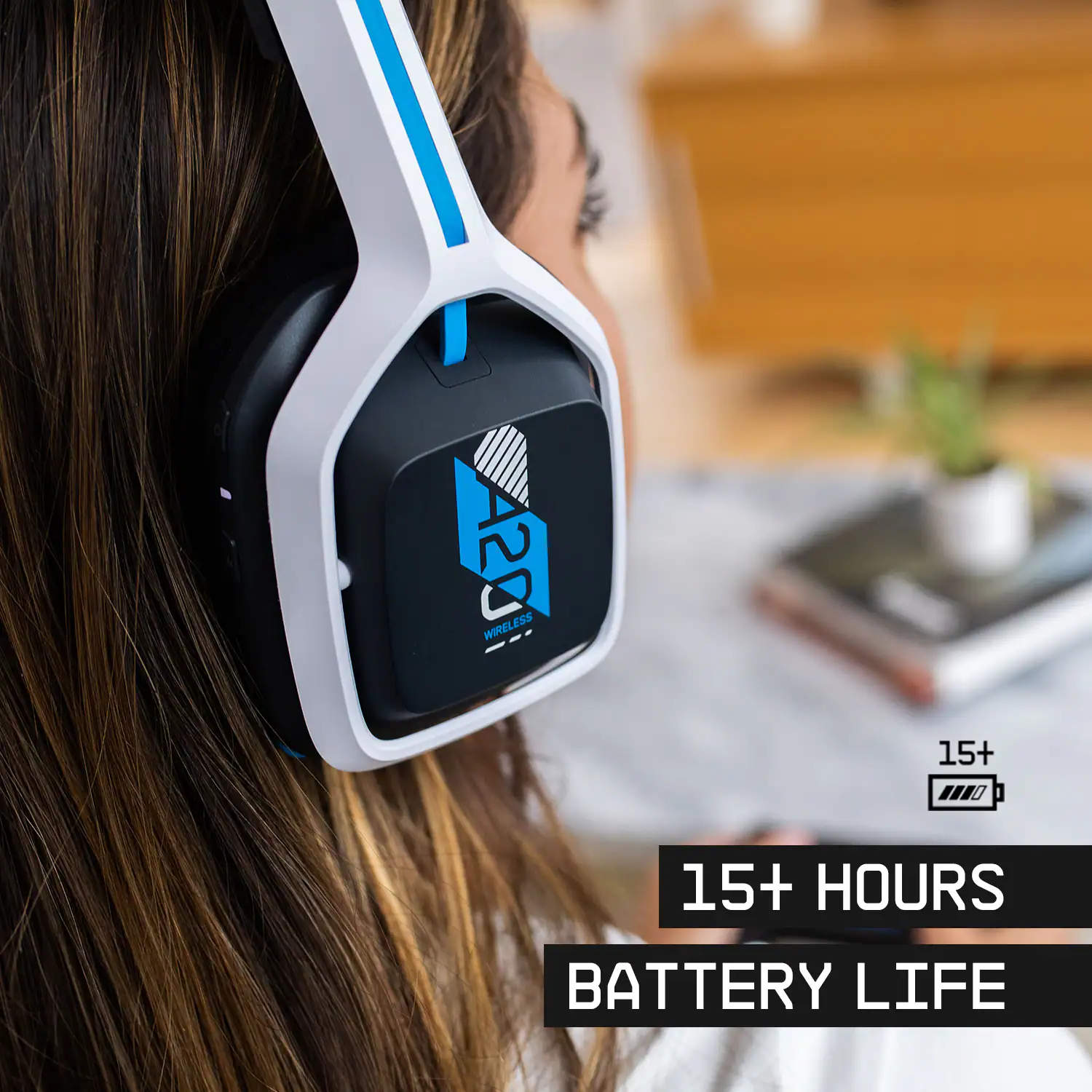 A20 Wireless 15+ Hours Battery Life