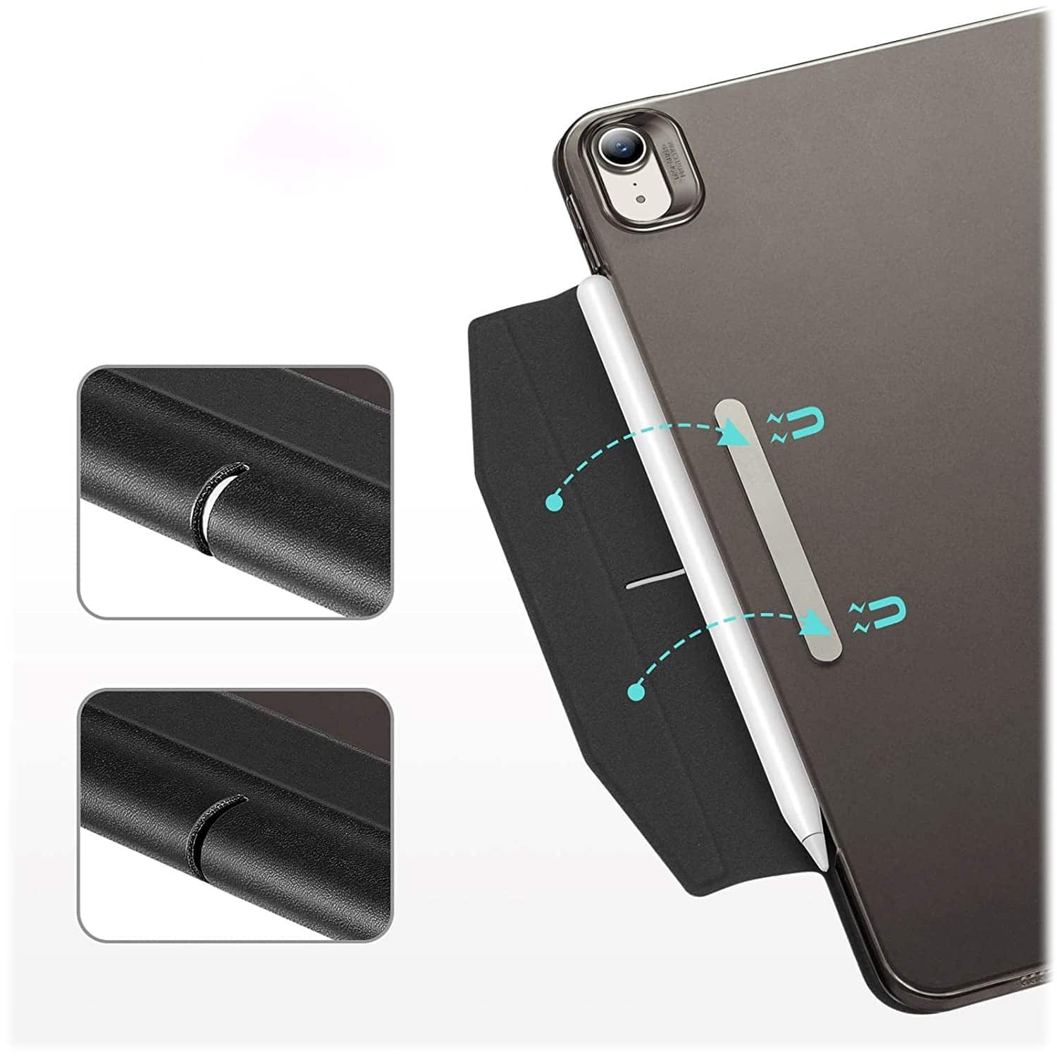 Alt View 14. SaharaCase - Venture Series Folio Case for Apple iPad Air 11'' M3/M2 and iPad Air 10.9'' (4th and 5th Gen) - Black.