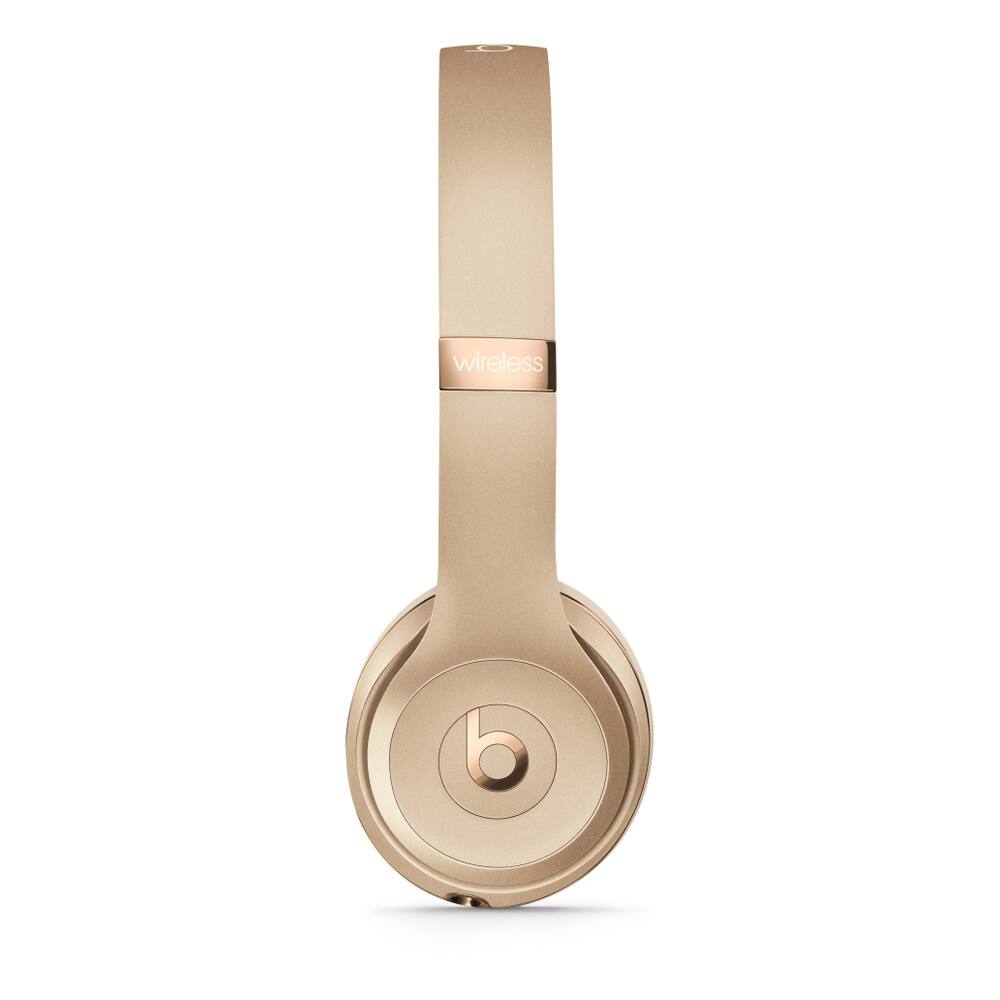 Alt View 1. Beats - Beats Solo3 Wireless On-Ear Headphones - Gold - Gold.