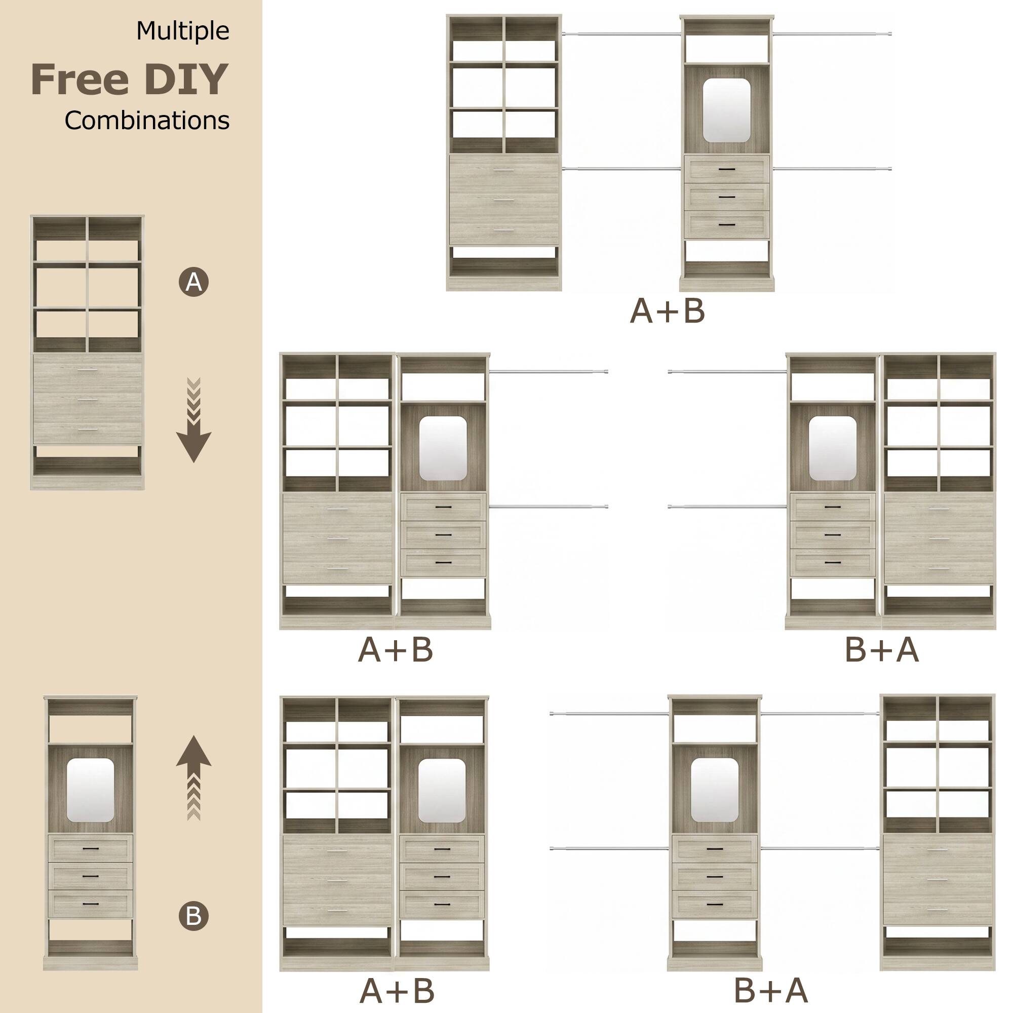 Multiple Free DIY Combinations

A

A+B

B

A+B

B+A