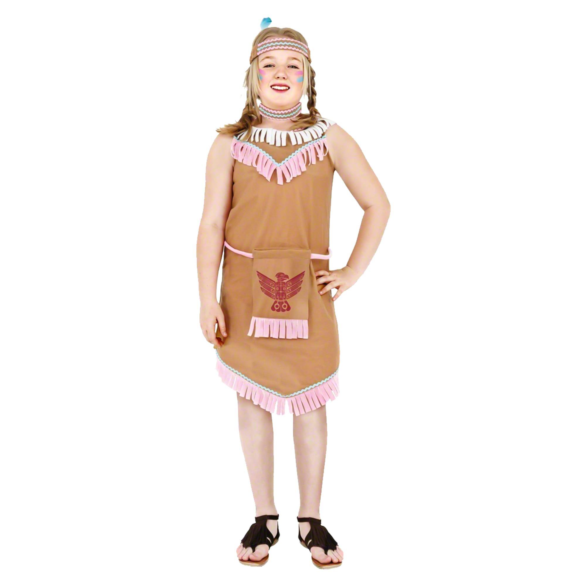 Smiffys - Indian Girl Child Costume Large - Multi-Colored