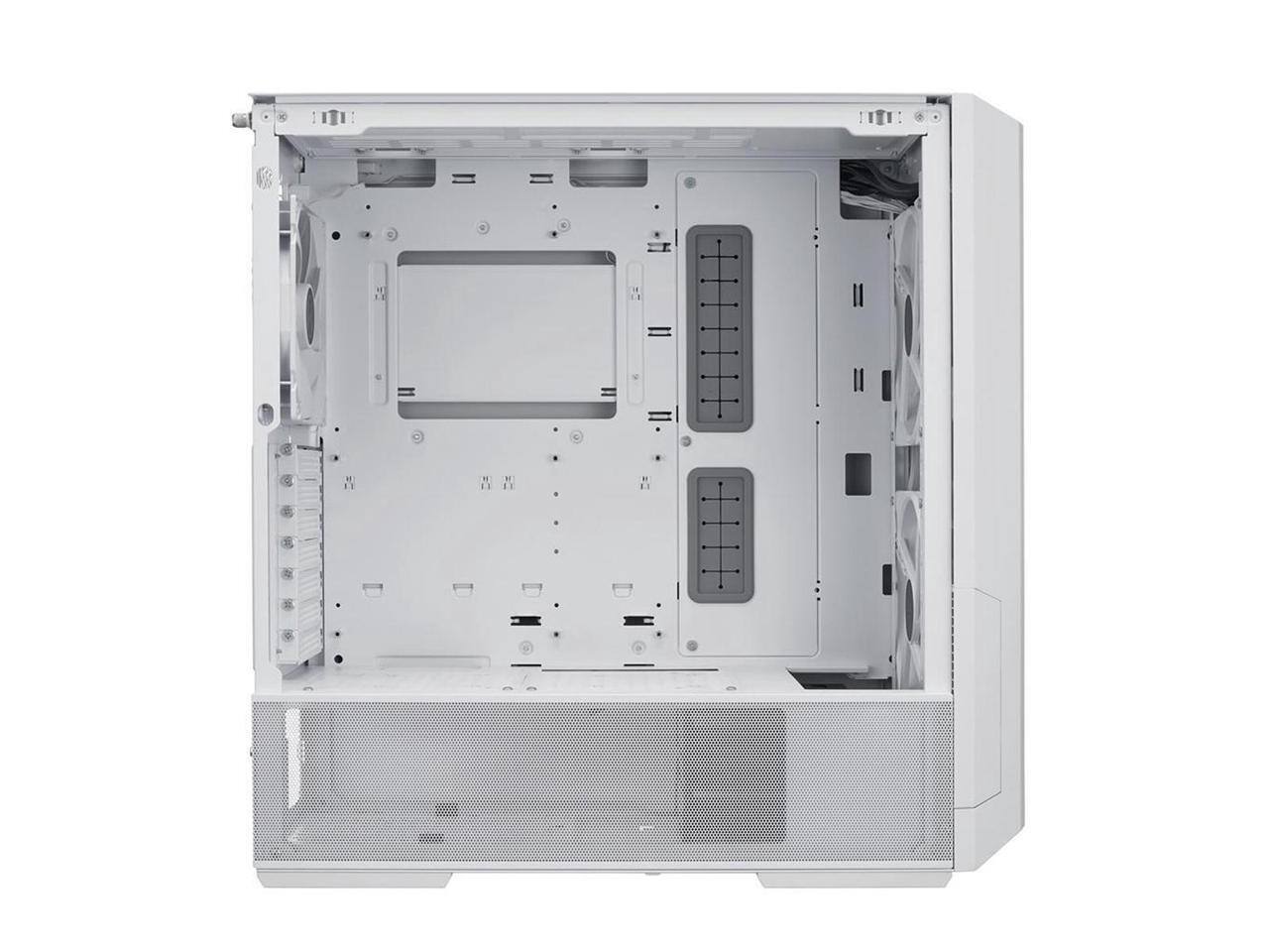 Alt View 10. Lian Li - LIAN LI LANCOOL 216RW White Steel ATX Mid Tower with 2x 16cm ARGB Fans - White.