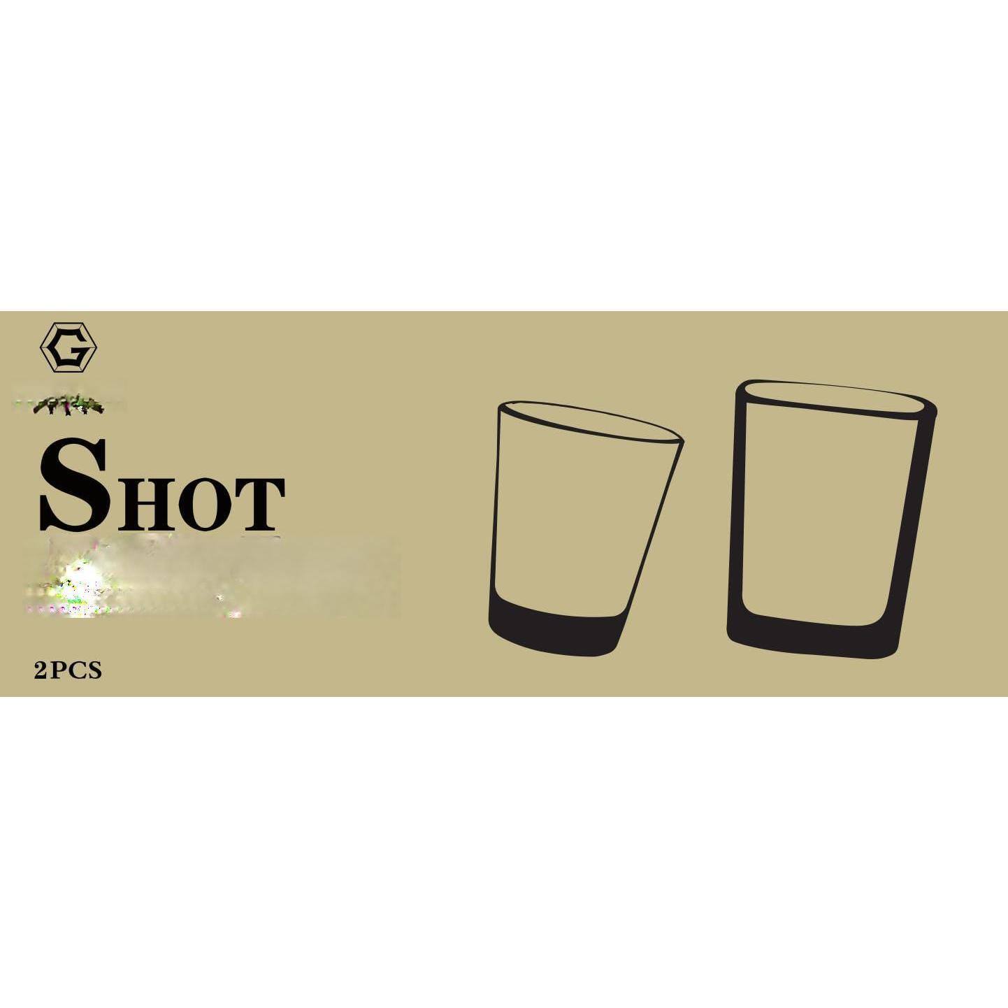 Dapper Styles Shot Glasses Measuring Cup Espresso Glass With 4 ...