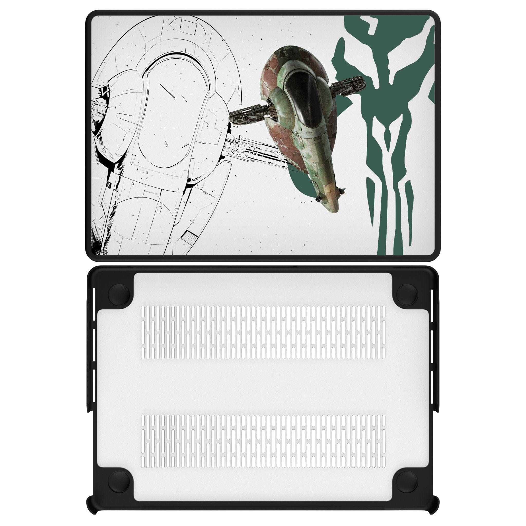 Keyscaper - Star Wars: A New Hope FactionTech Laptop Case - Apple MacBook Pro 14-inch (2021)/(2023) - Slave I