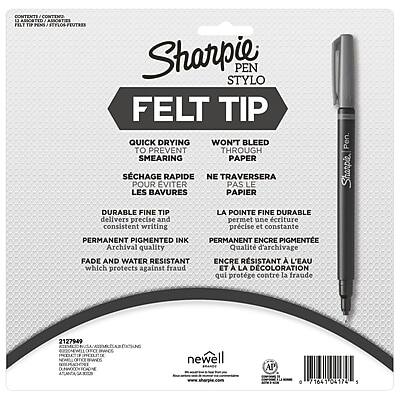 **CONTENTS**

**CONTENU**

**FELT TIP PEN**

**STYLO À POINTE EN FELT**

**QUICK DRYING**

**SÉCHAGE RAPIDE**

**WON'T BLEED OR SMEAR ON PAPER**

**NE TRAVERSERA PAS LE PAPIER**

**DURABLE FINE TIP**

**LA POINTE FINE DURABLE**

**DELIVERS PRECISE AND CONSISTENT WRITING**

**PERMET UNE CRÉATIVITÉ ET UNE ÉCRITURE PRÉCISE ET CONSTANTE**

**PERMANENT PIGMENTED INK**

**ENCRE PIGMENTÉE PERMANENTE**

**FADE AND WATER RESISTANT**

**ENCRE RÉSISTANTE À L'EAU ET À LA DÉCOLORATION**

**WHICH PROTECTS AGAINST FRAUD**

**QUI PROTÈGE CONTRE LA FRAUDE**

**ARCHIVAL QUALITY**

**QUALITÉ D'ARCHIVAGE**

**2127949**

**GORCDWL**

**NEWELL**

**AP**

**www.sharpie.com**

**7164