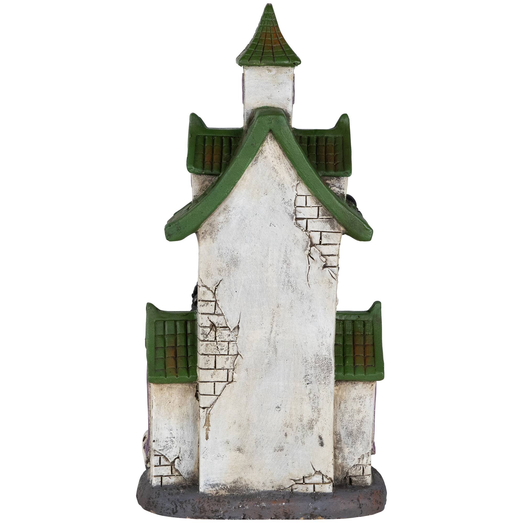 Northlight LED Lighted Haunted House with Skulls Halloween Decoration ...