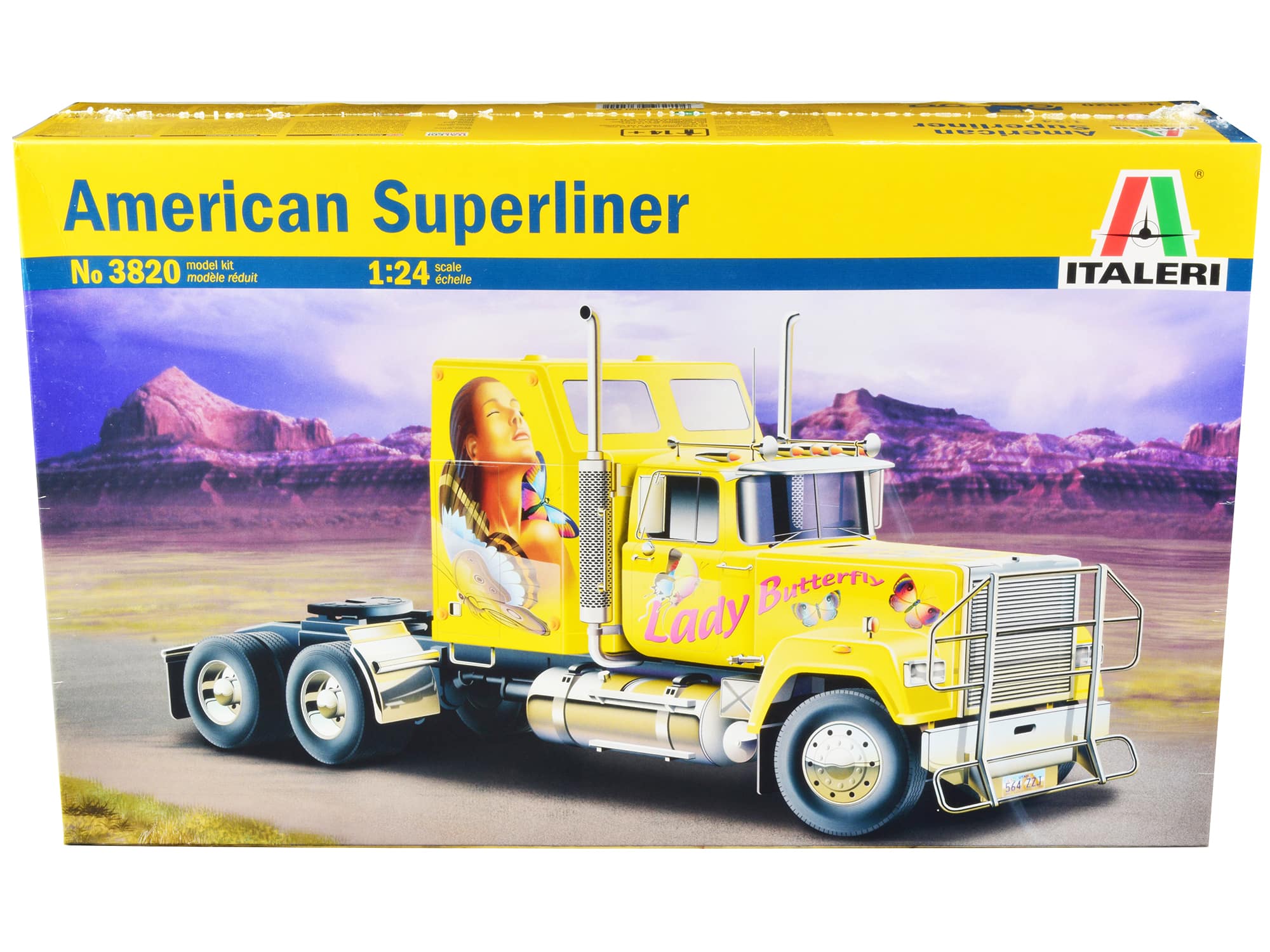 "Skill 5 Model Kit American Superliner Truck Tractor ""Lady Butterfly"" 1/24 Scale Model by Italeri" price history on PriceWatchPro