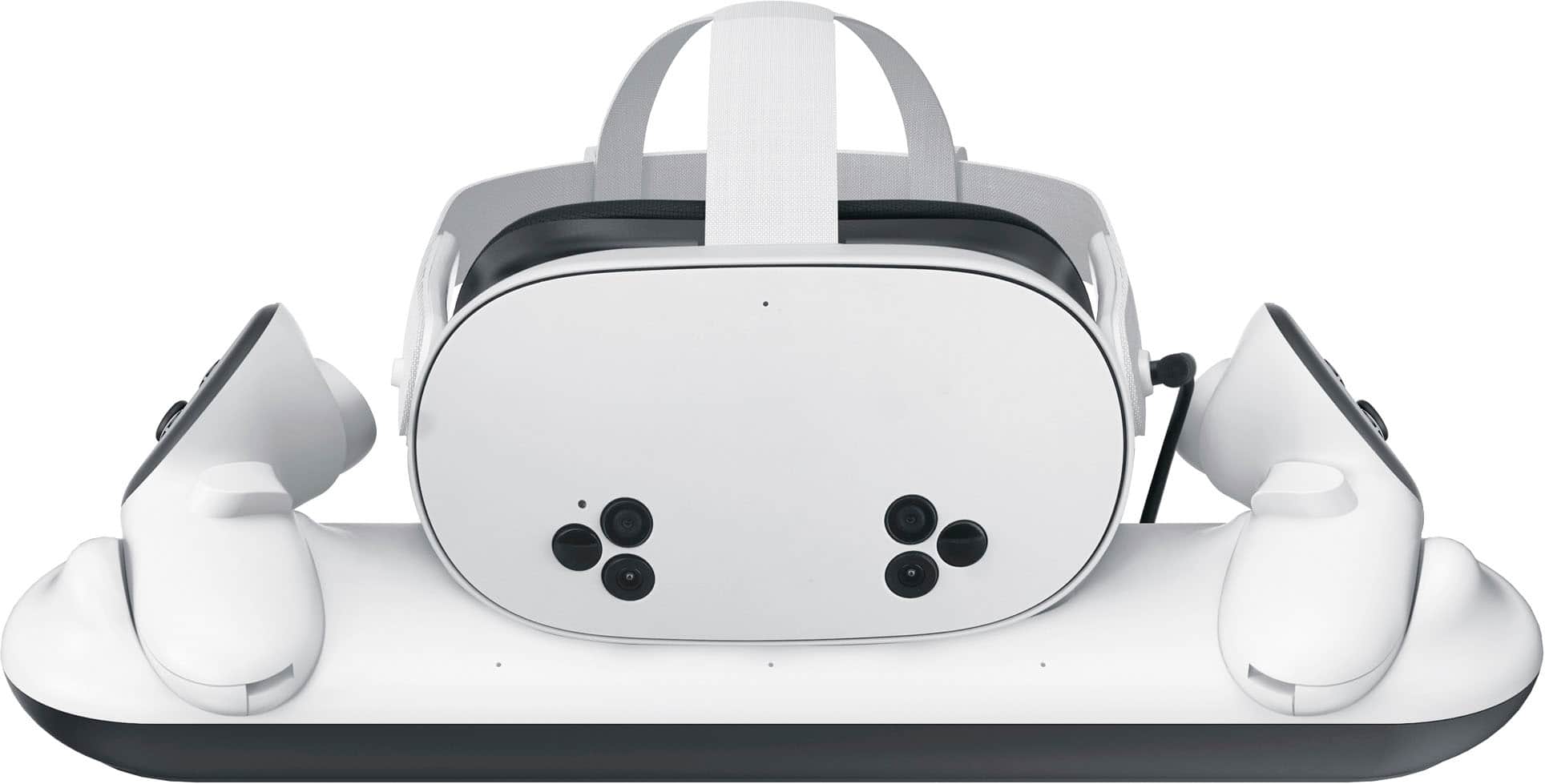 Insignia™ - Charge Station for Meta Quest 3 and 3S - White - Front_Zoom