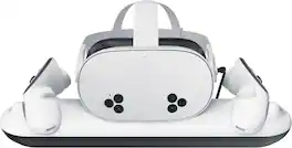 Insignia™ - Charge Station for Meta Quest 3 and 3S - White