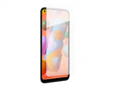 Front. ZAGG - Zagg Invisible Shield Glass Elite Plus Screen Protector for Samsung Galaxy A11 - Clear.