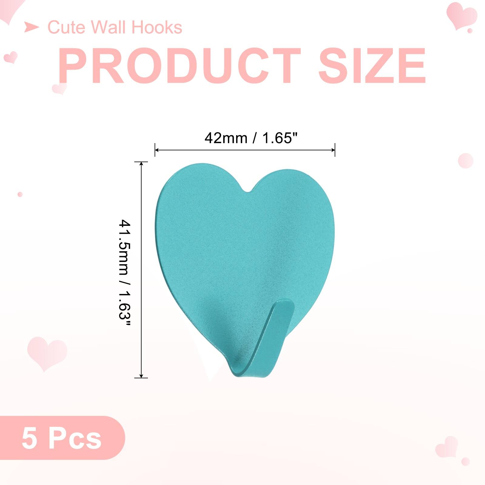 Cute Wall Hooks

PRODUCT SIZE

42mm / 1.65"
41.5mm / 1.63"

5 Pcs