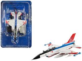 Hachette Collections - Mitsubishi F-2B Fighter Aircraft Air Development and Test Wing 60th Anniversary 2015 Japan Air Self-Defense Force 1/100 - White, Blue, Red